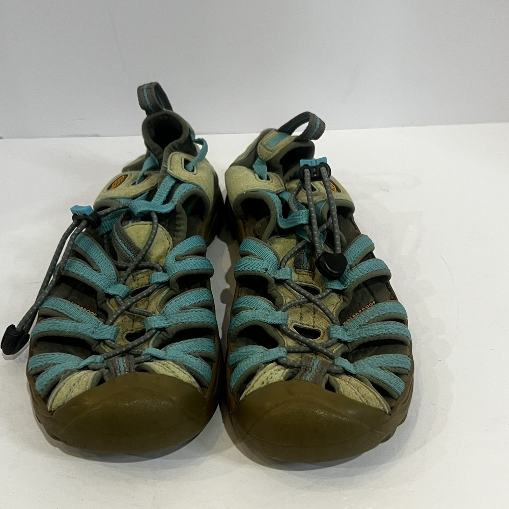 KEEN WOMEN'S WHISPER SANDALS Green  sz 7 US Sandal Shoes